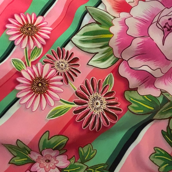 Johnny Was Pink Floral Swimwear - Picture 6 of 11